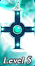 Card gold black level5 large wind pendant.png